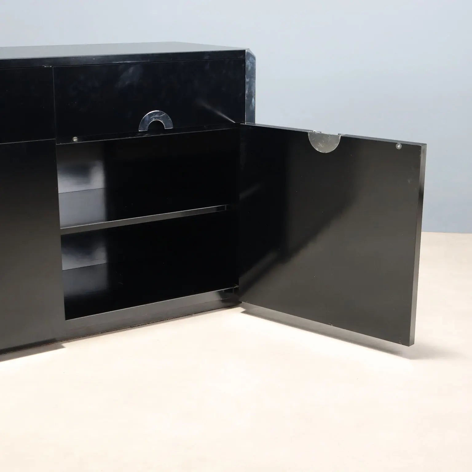 Vintage Storage Unit Design Willy Rizzo for Mario Sabot Italy 1970s