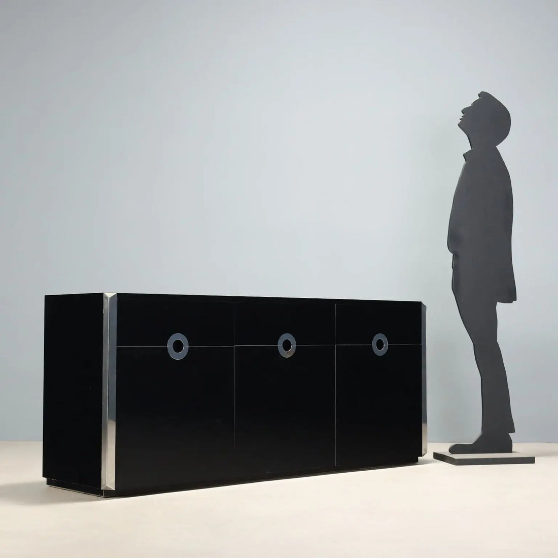 Vintage Storage Unit Design Willy Rizzo for Mario Sabot Italy 1970s