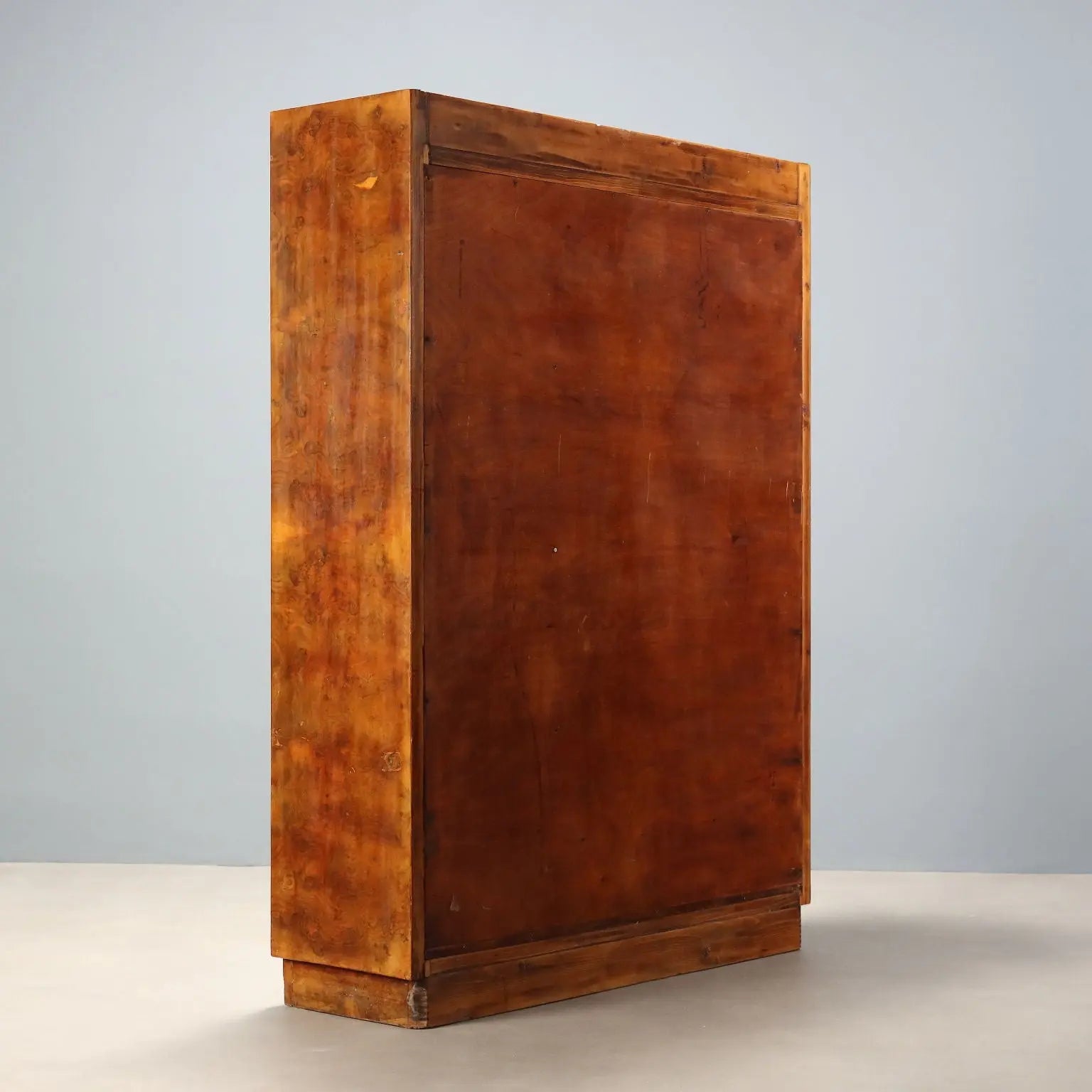 Vintage Wardrobe Burl Aluminium Design Italy 1930s