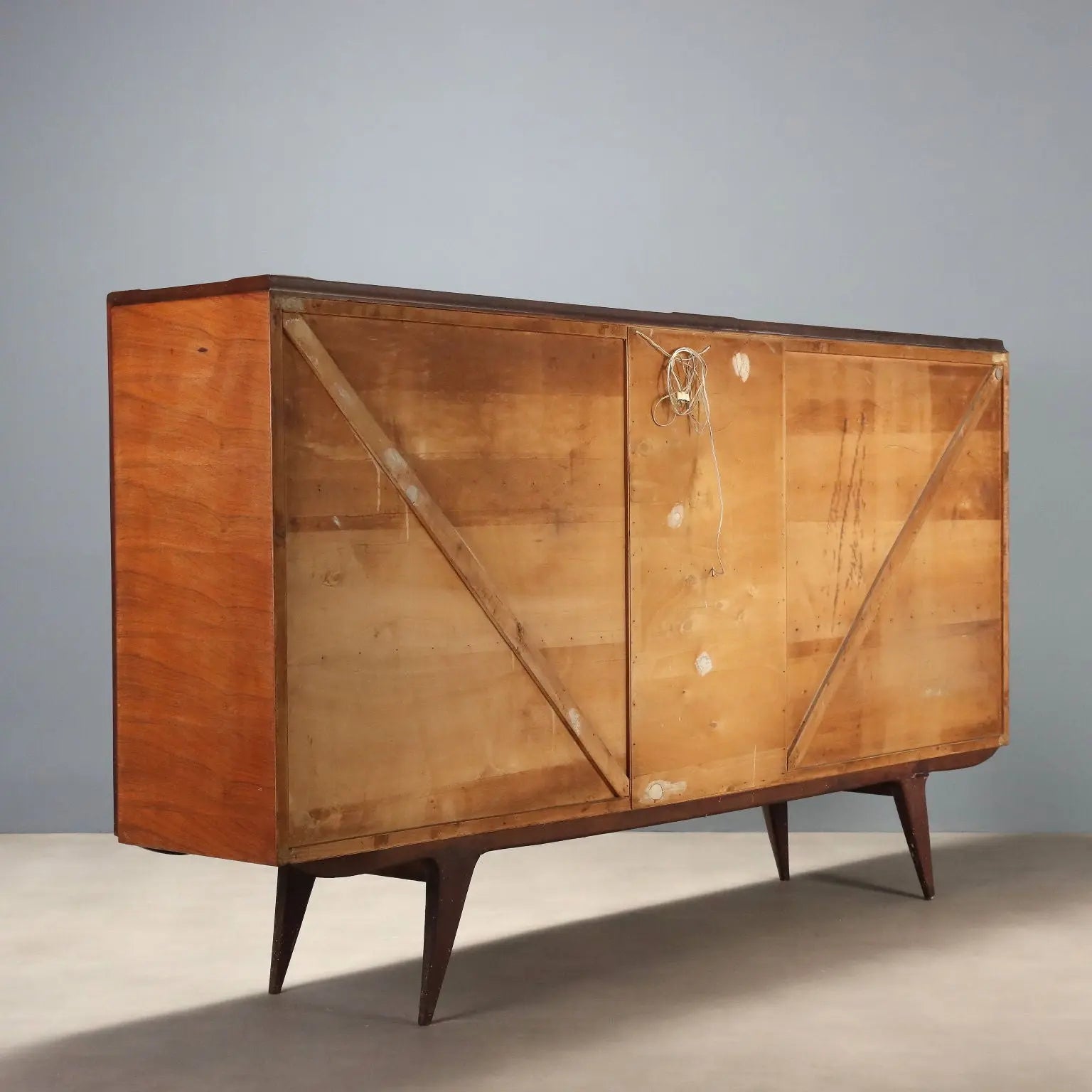Vintage Cupboard Mahogany with Bar Compartment Design 1950s-60s