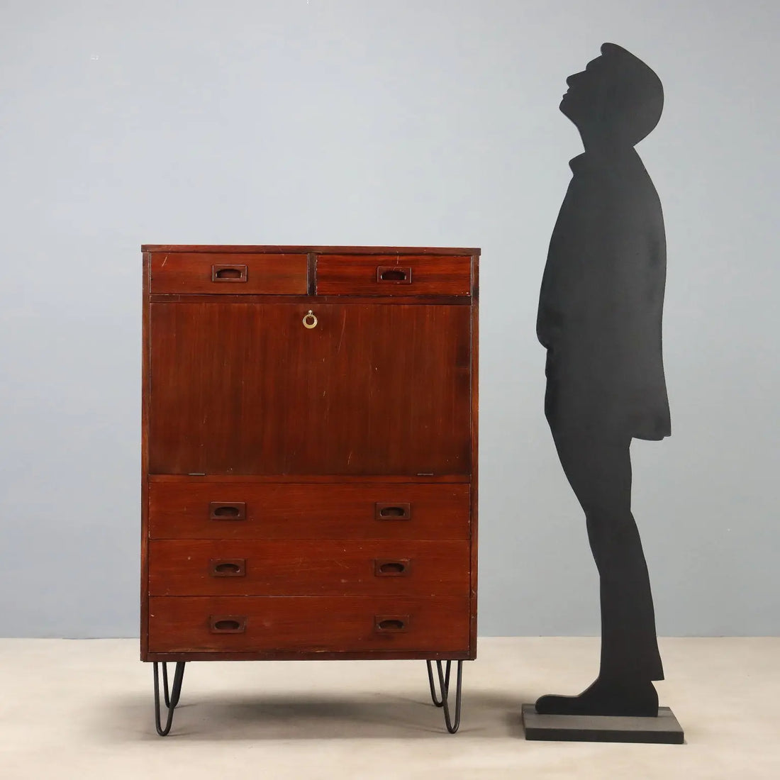1960s Vintage Mahogany Wood Sideboard