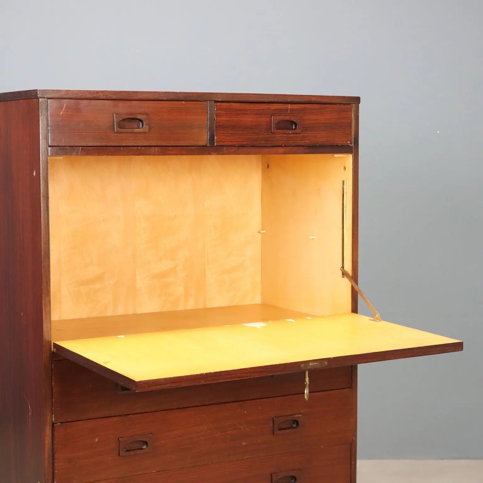 1960s Vintage Mahogany Wood Sideboard