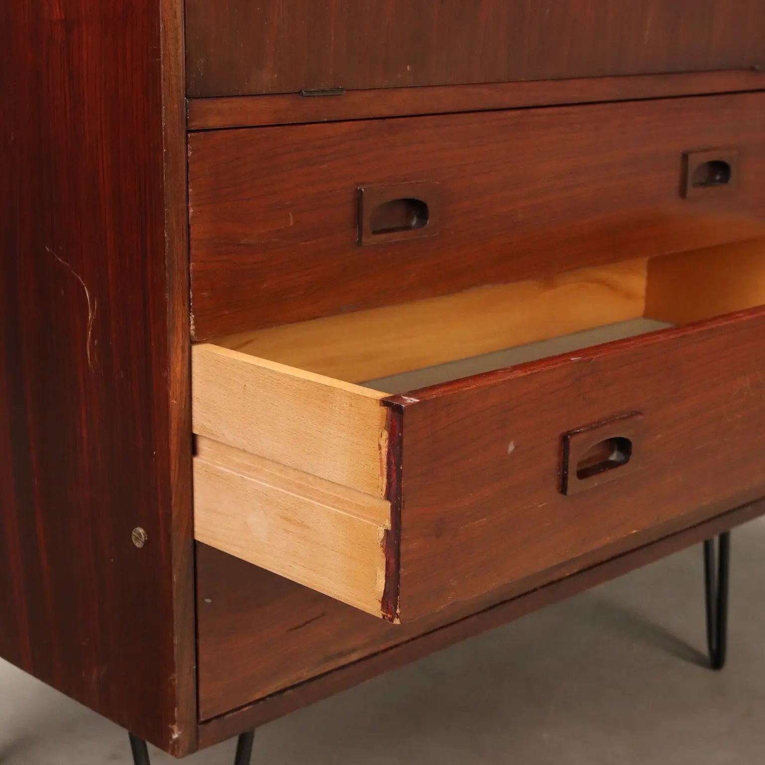 1960s Vintage Mahogany Wood Sideboard