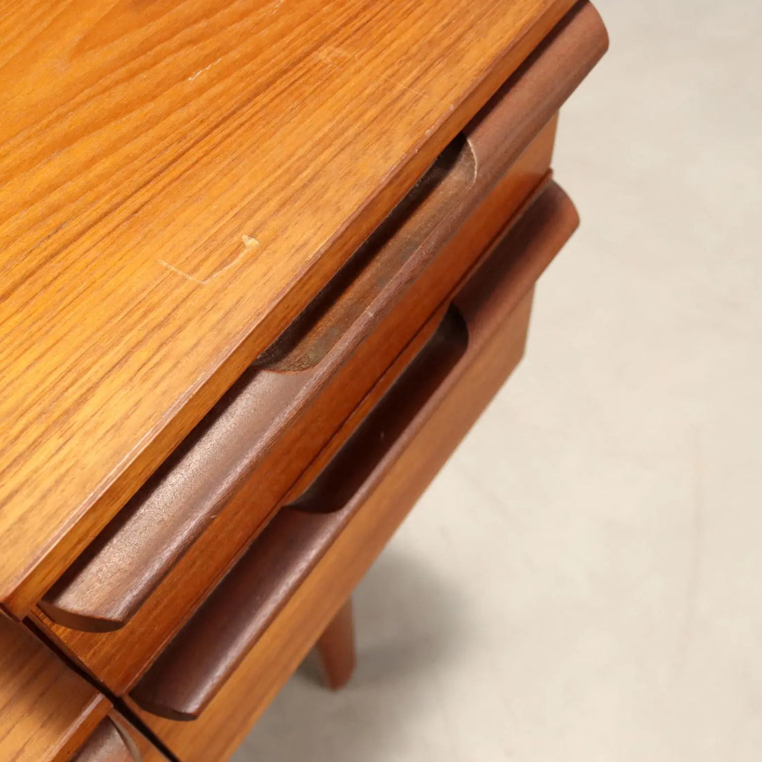 1960s English Teak Dressing Table