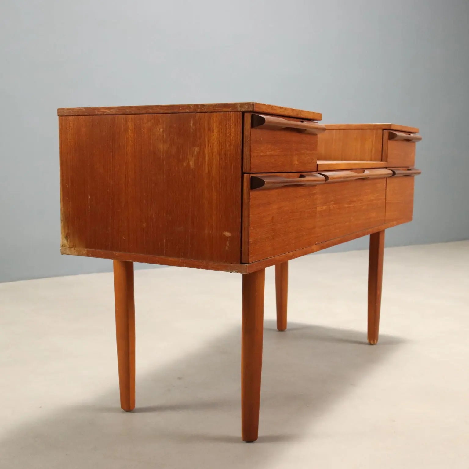 1960s English Teak Dressing Table