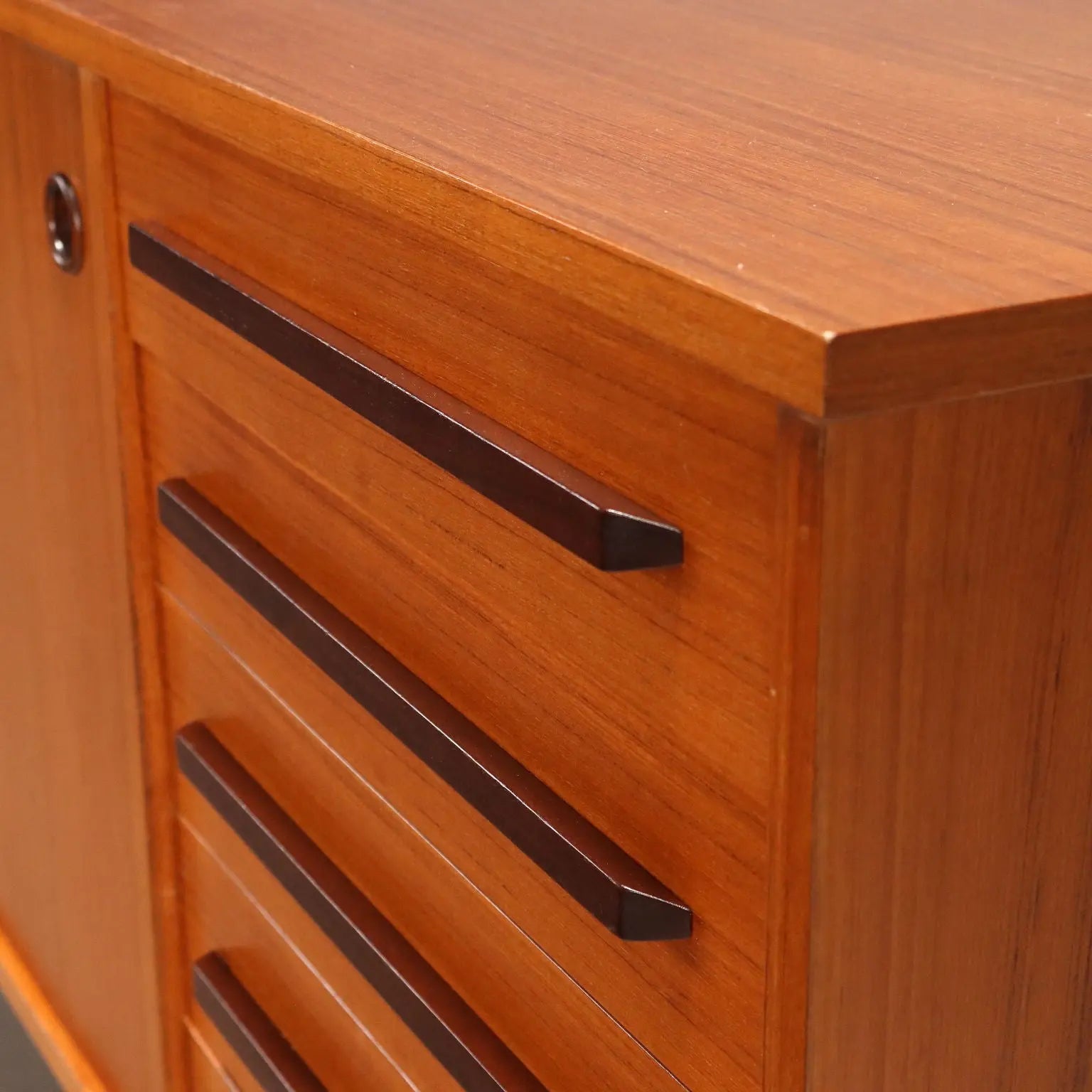 1960s Teak Sideboard with Doors and Drawers
