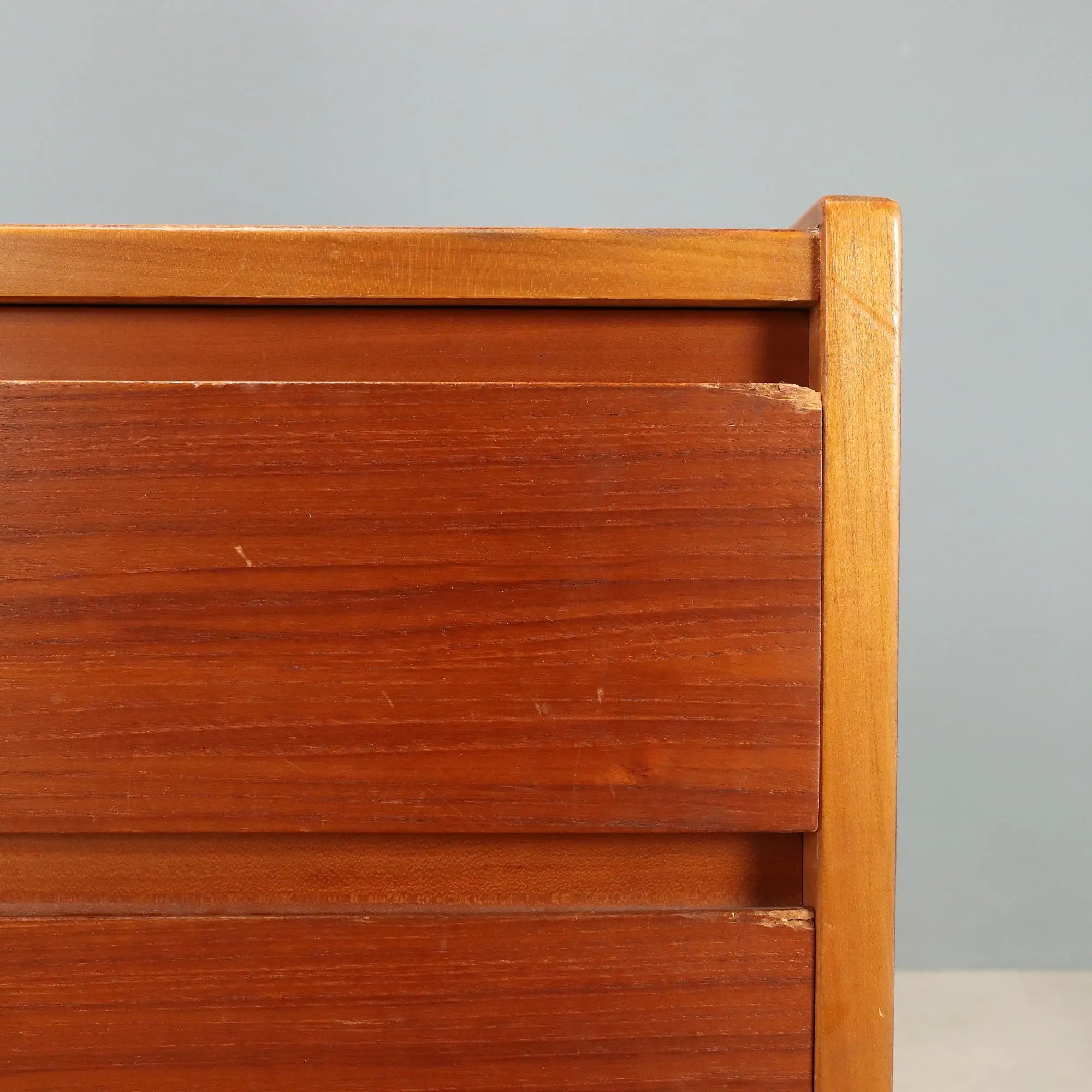 Vintage Chest of Drawers Teak 3 Drawers Design Italy 1960s