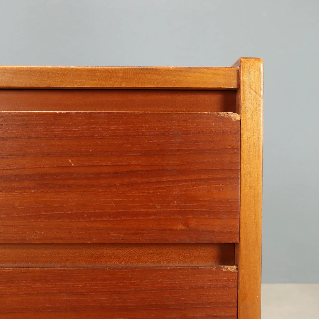 Vintage Chest of Drawers Teak 3 Drawers Design Italy 1960s