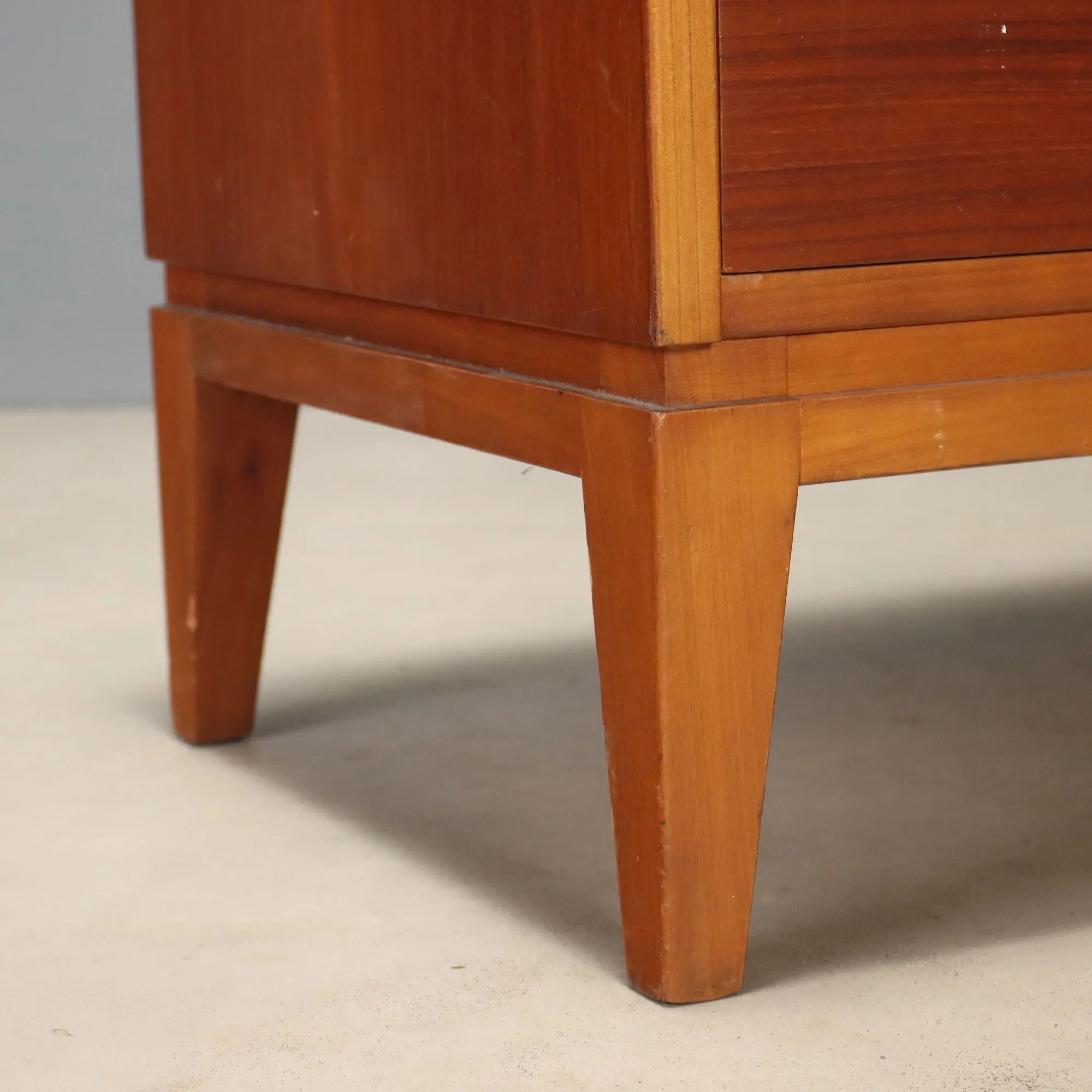 Vintage Chest of Drawers Teak 3 Drawers Design Italy 1960s