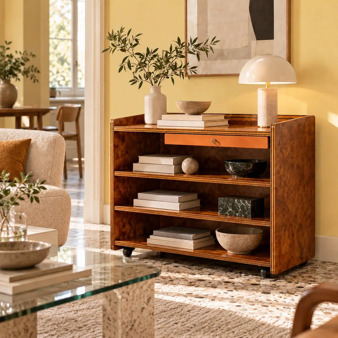 Maxalto Artona Vintage Bookcase Design Afra and Tobia Scarpa 1970s