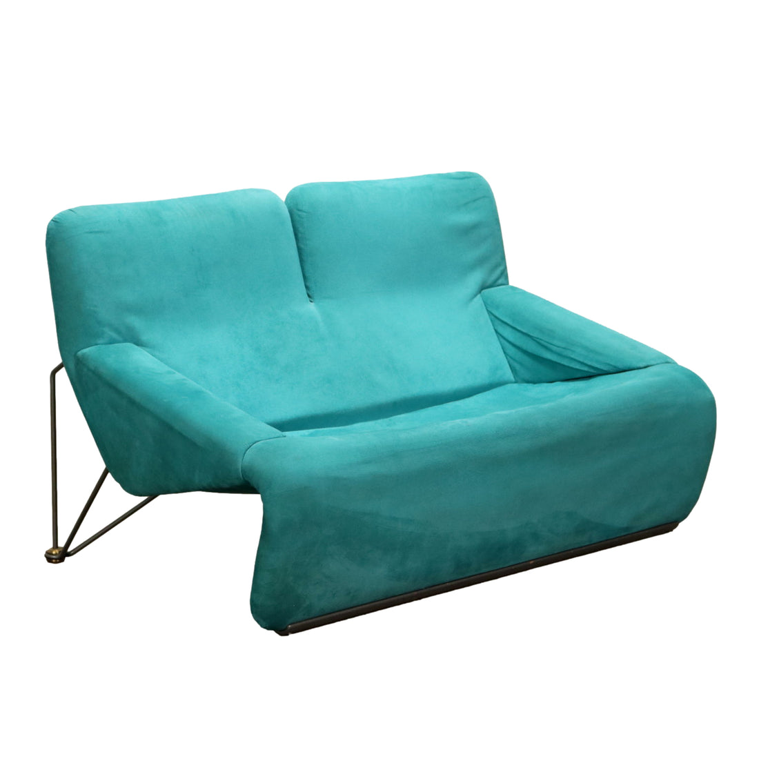 Vintage Sofa Feeling by Skipper 1980s Foam Alcantara Brass | Modernism  Sofas