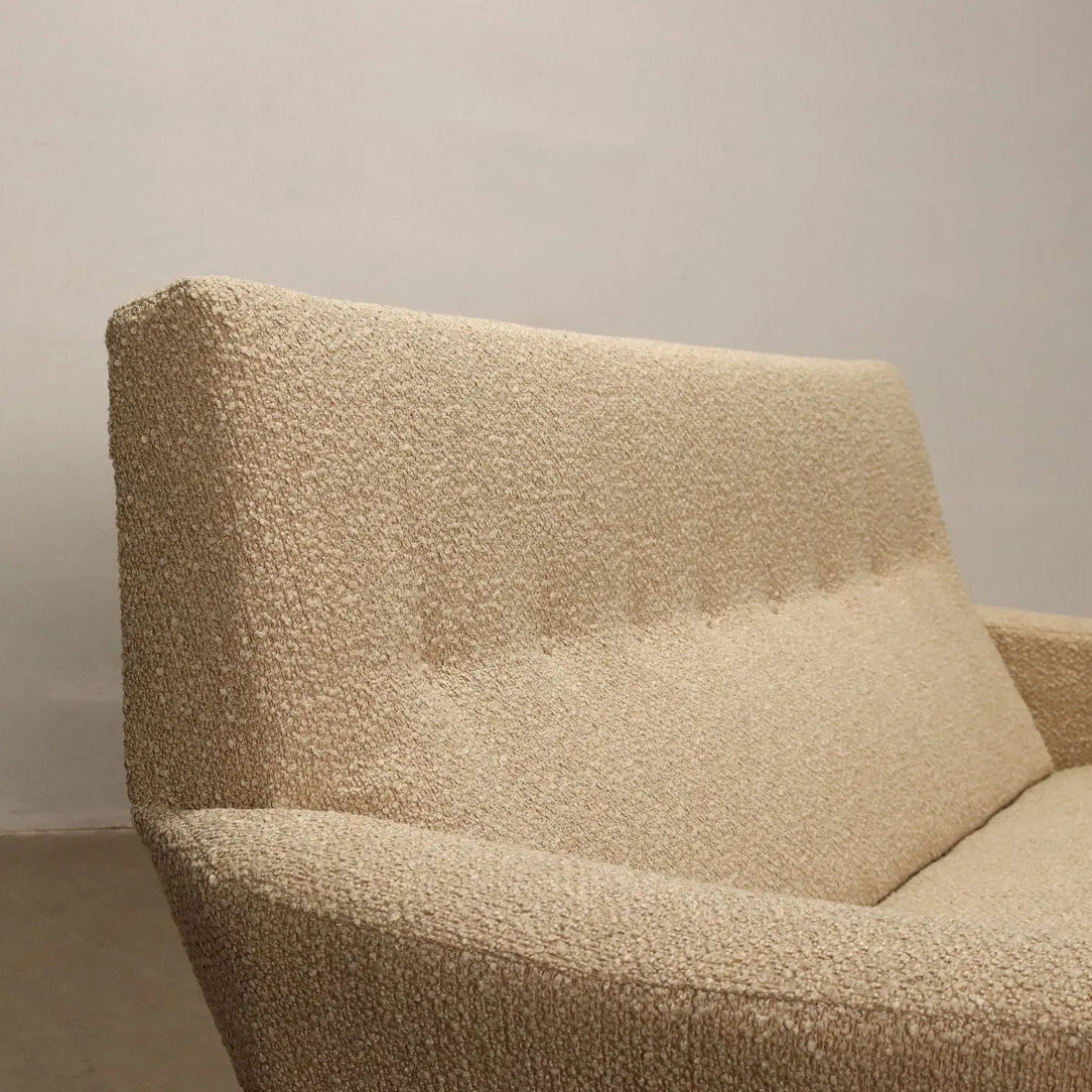 Vintage Sofa Foam Padding Cloth Enamelled Metal Design Italy 1960s | Modernism  Sofas