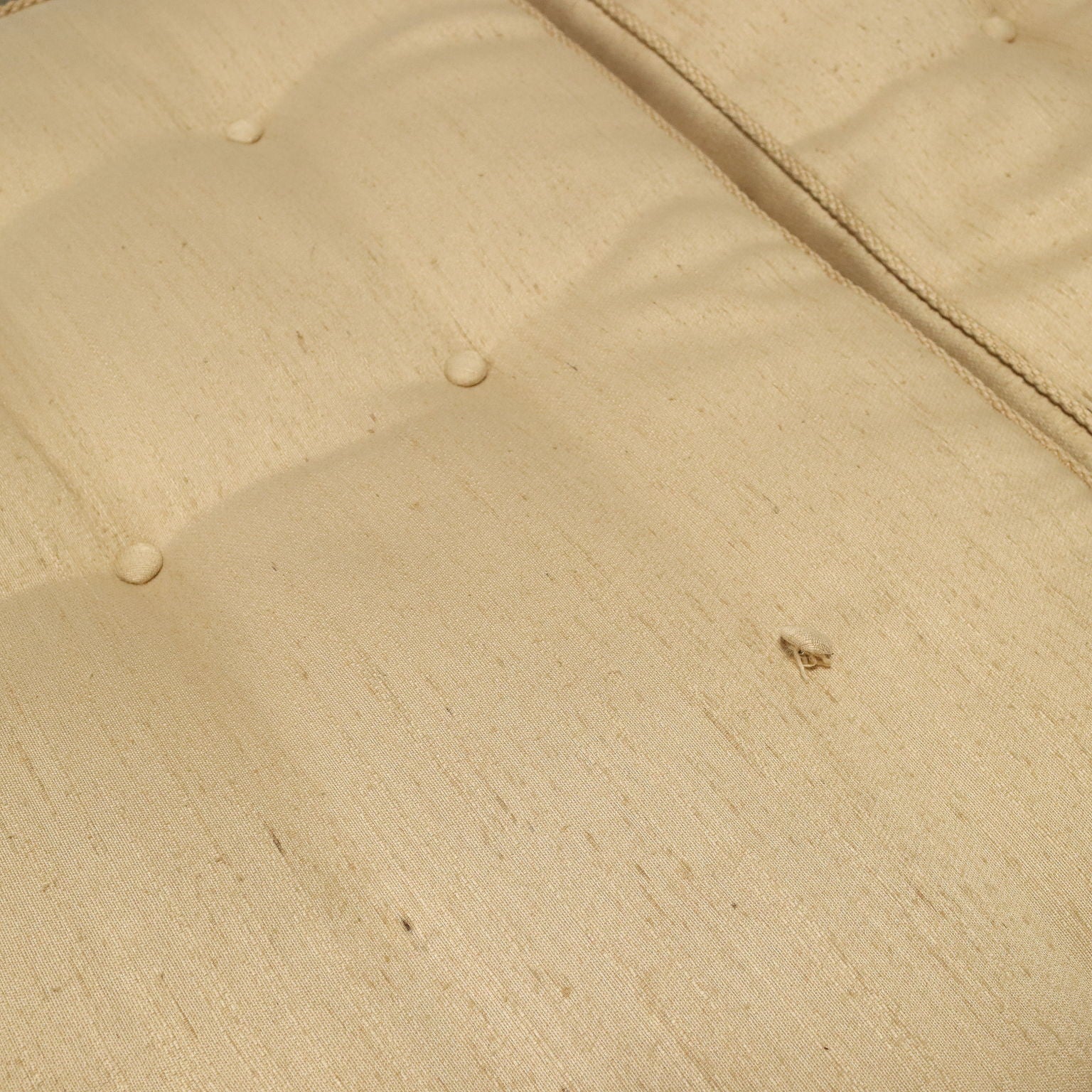 Vintage 3 Seater Sofa Wood Beige Cloth Italy 1950s-1960s | Modernism  Sofas