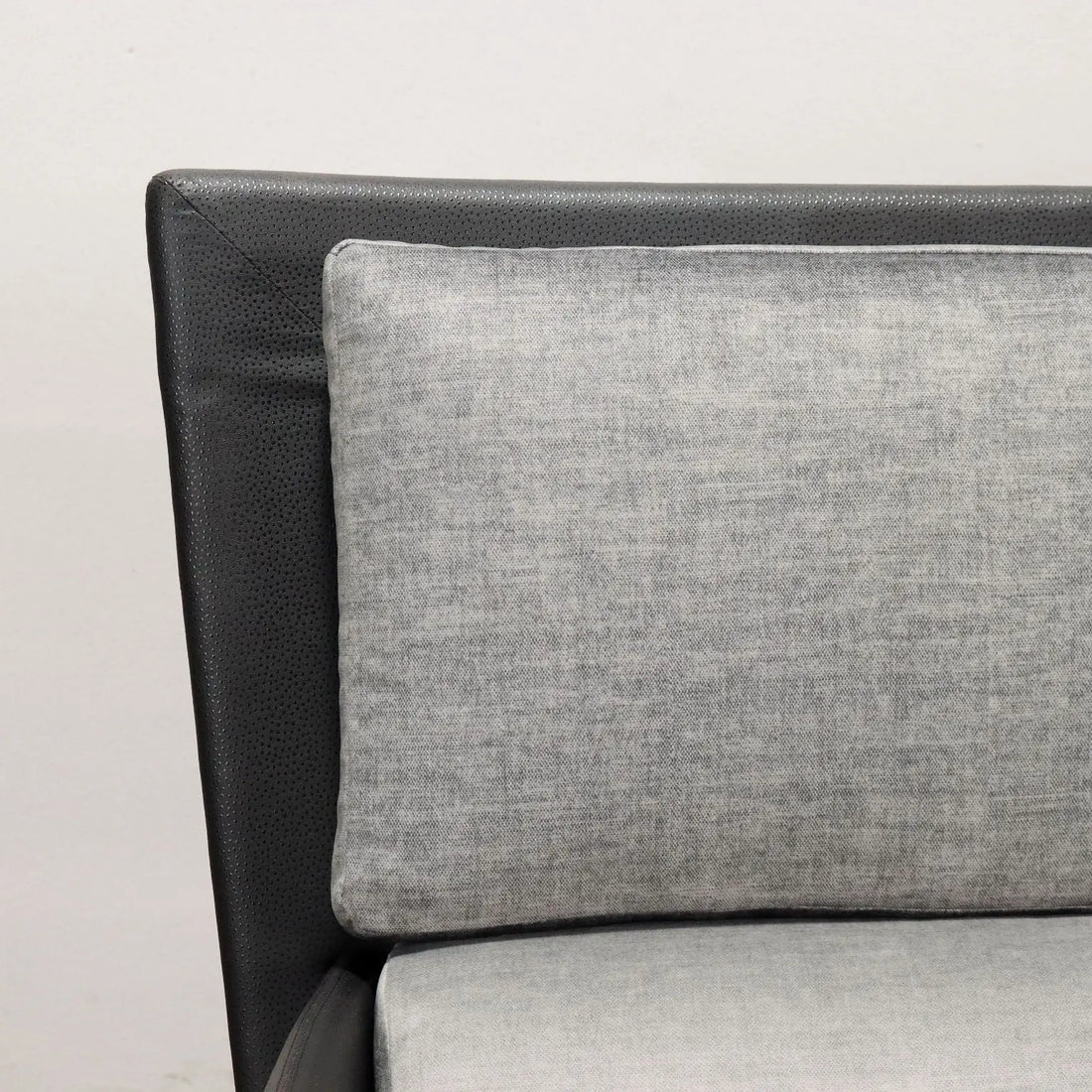 Vintage 1980s Sofa Velvet Leatherette with Pillowcases Italy | Modernism | Sofas
