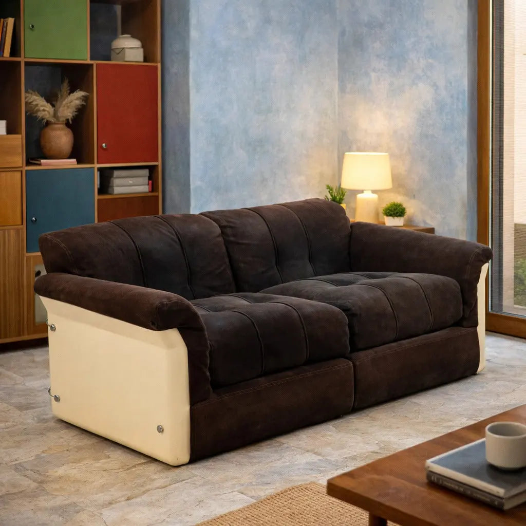 Saporiti Larissa Sofa Vintage Design Vittorio Introini 1970s | Modernism | Sofas