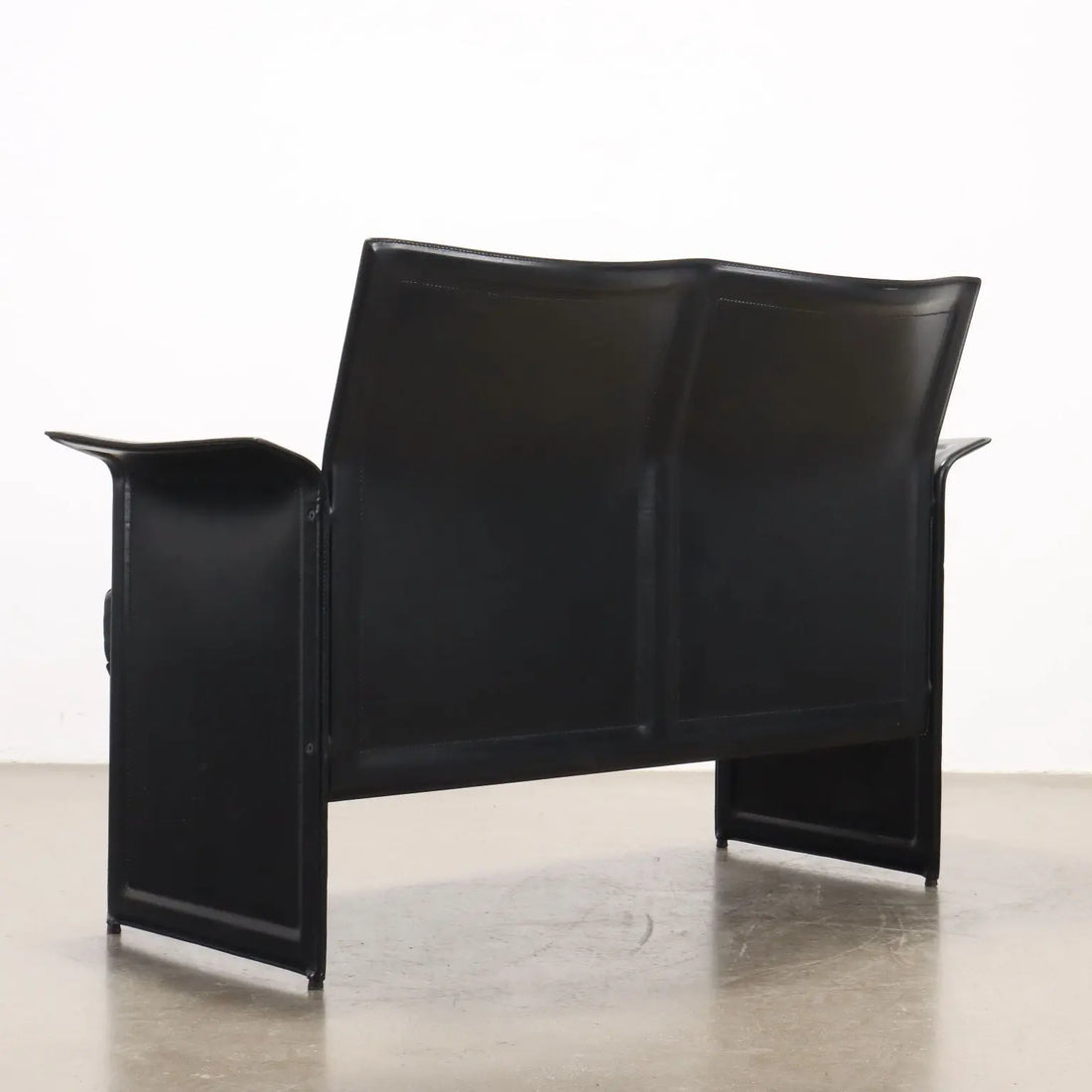 Vintage Sofa Metal Leather Italy 1980s-1990s | Modernism | Sofas