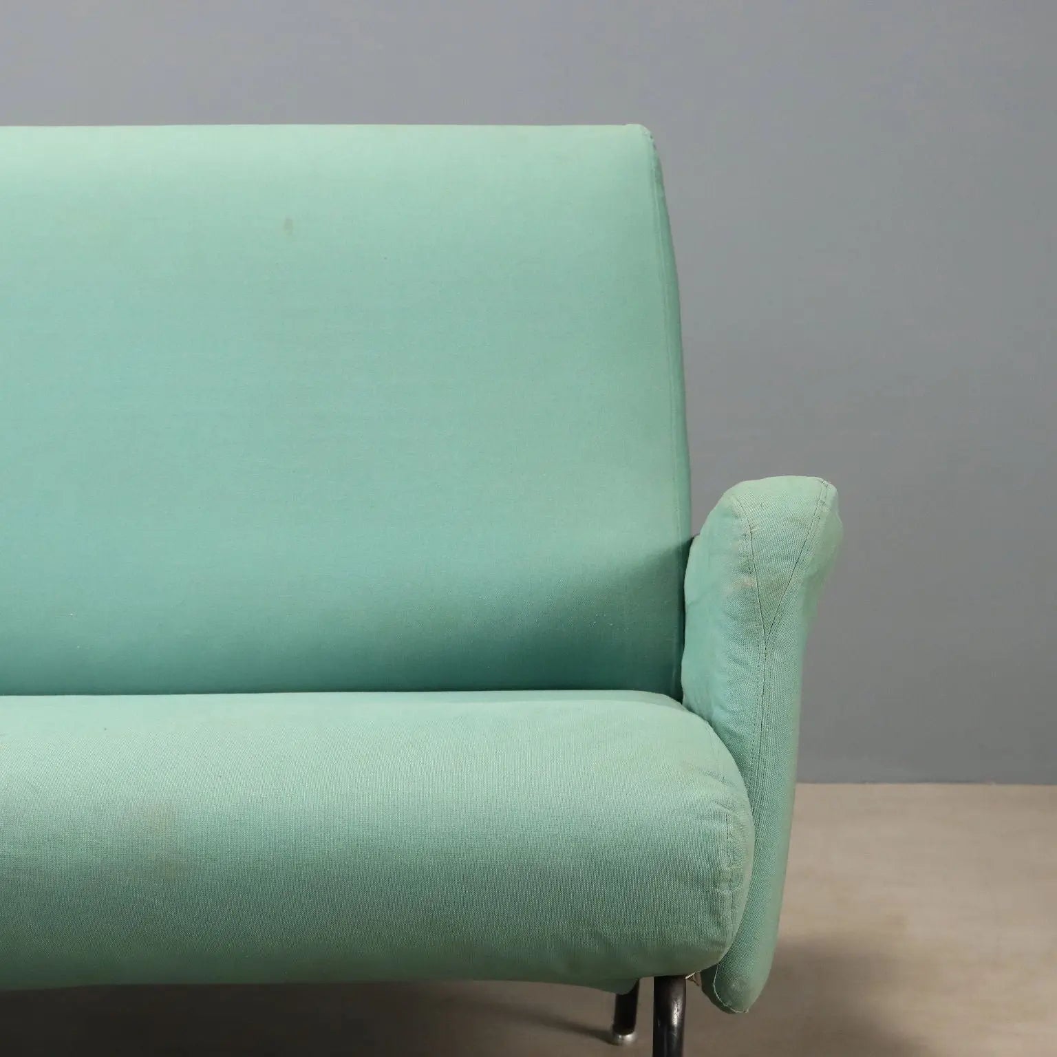 1960s Foldable Sofa with Metal Legs