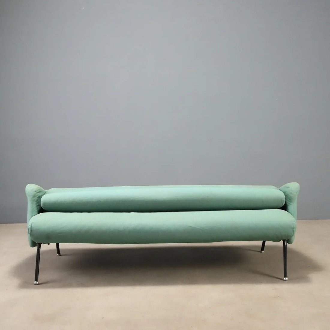 1960s Foldable Sofa with Metal Legs