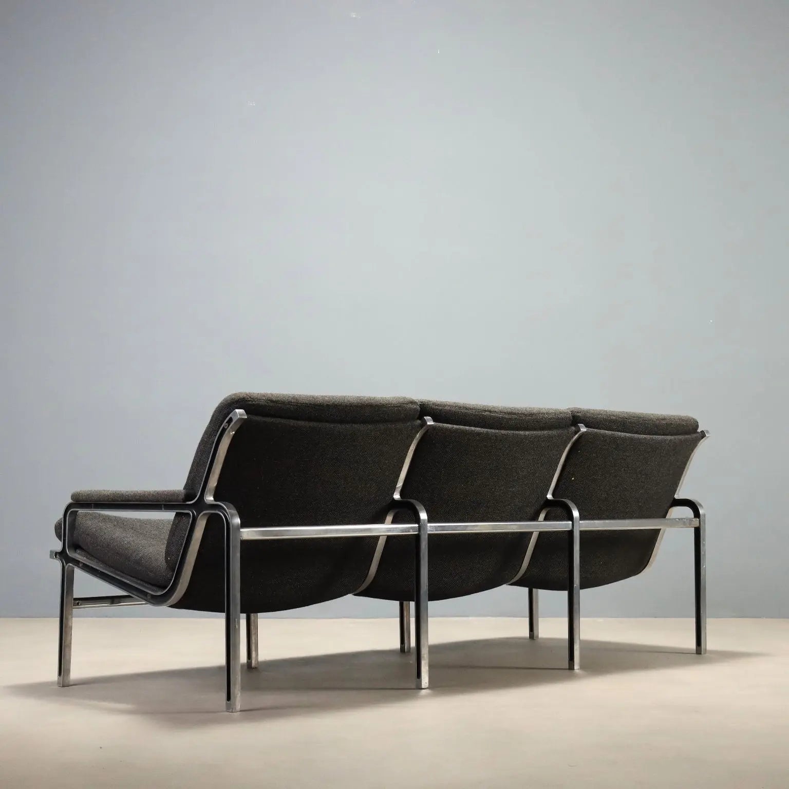 Vintage Sofa Strässle Design André Vandenbeuck Fabric 1960s-1970s