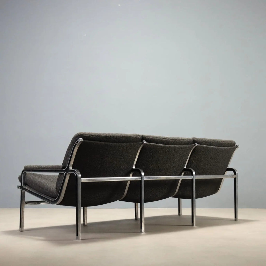 Vintage Sofa Strässle Design André Vandenbeuck Fabric 1960s-1970s