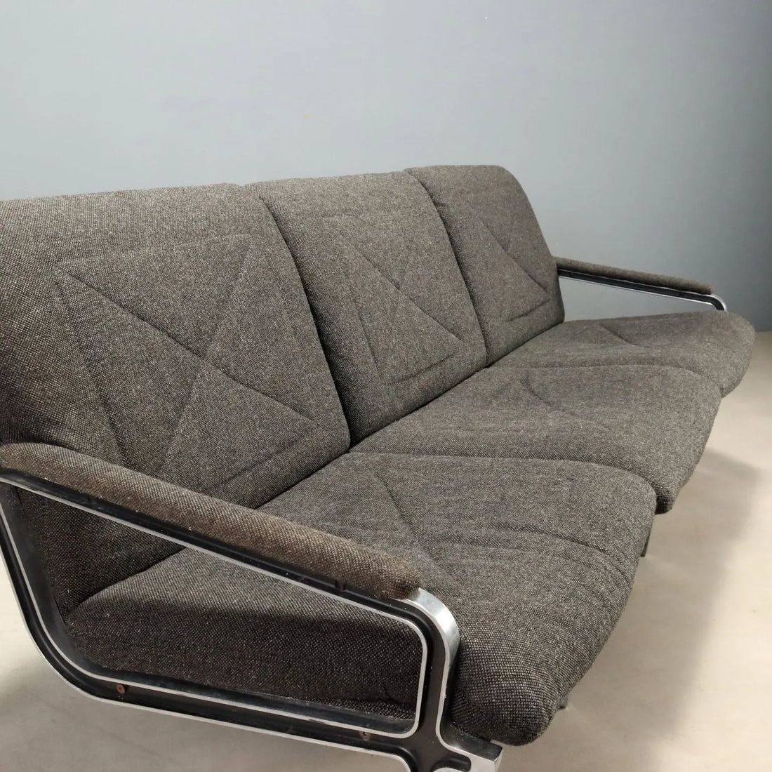 Vintage Sofa Strässle Design André Vandenbeuck Fabric 1960s-1970s