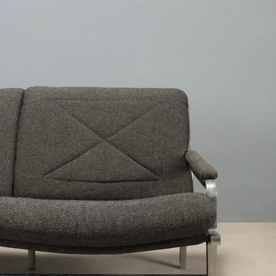 Vintage Sofa Strässle Design André Vandenbeuck Fabric 1960s-1970s