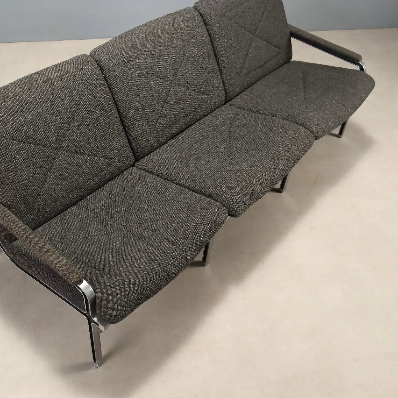 Vintage Sofa Strässle Design André Vandenbeuck Fabric 1960s-1970s