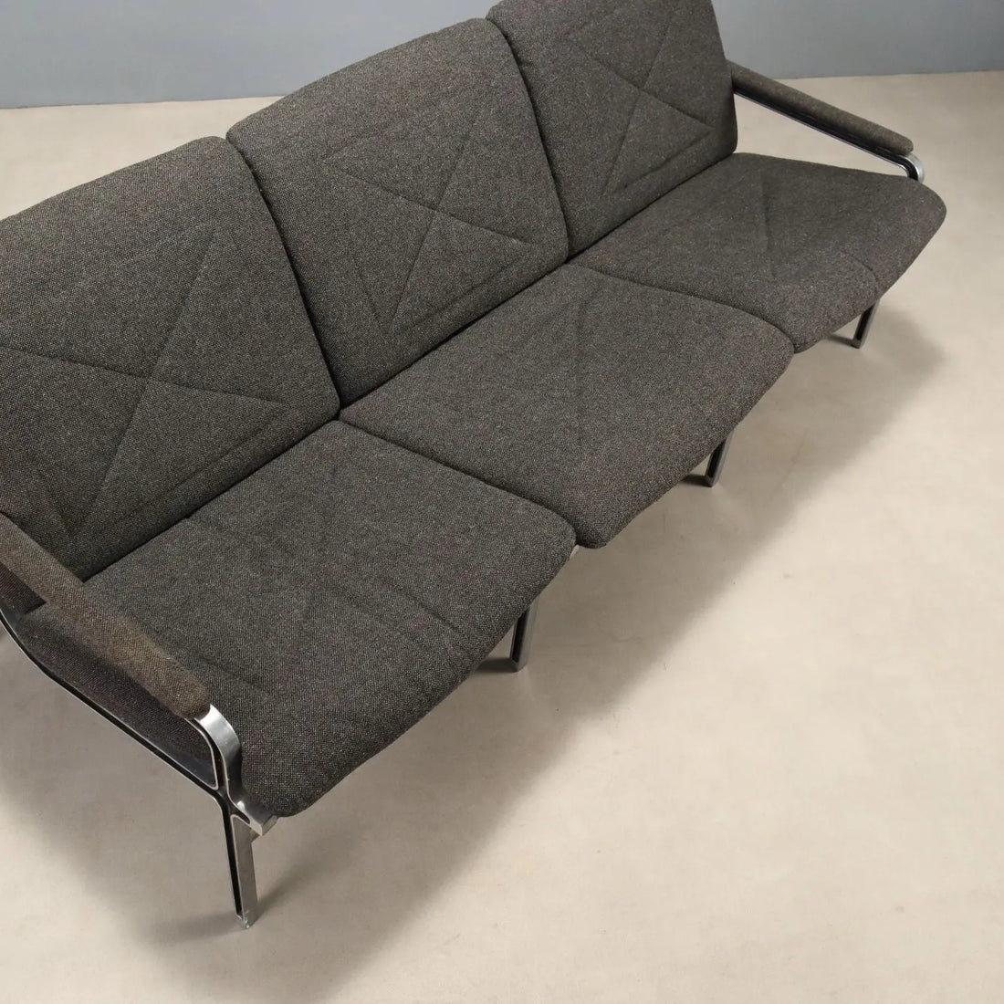 Vintage Sofa Strässle Design André Vandenbeuck Fabric 1960s-1970s