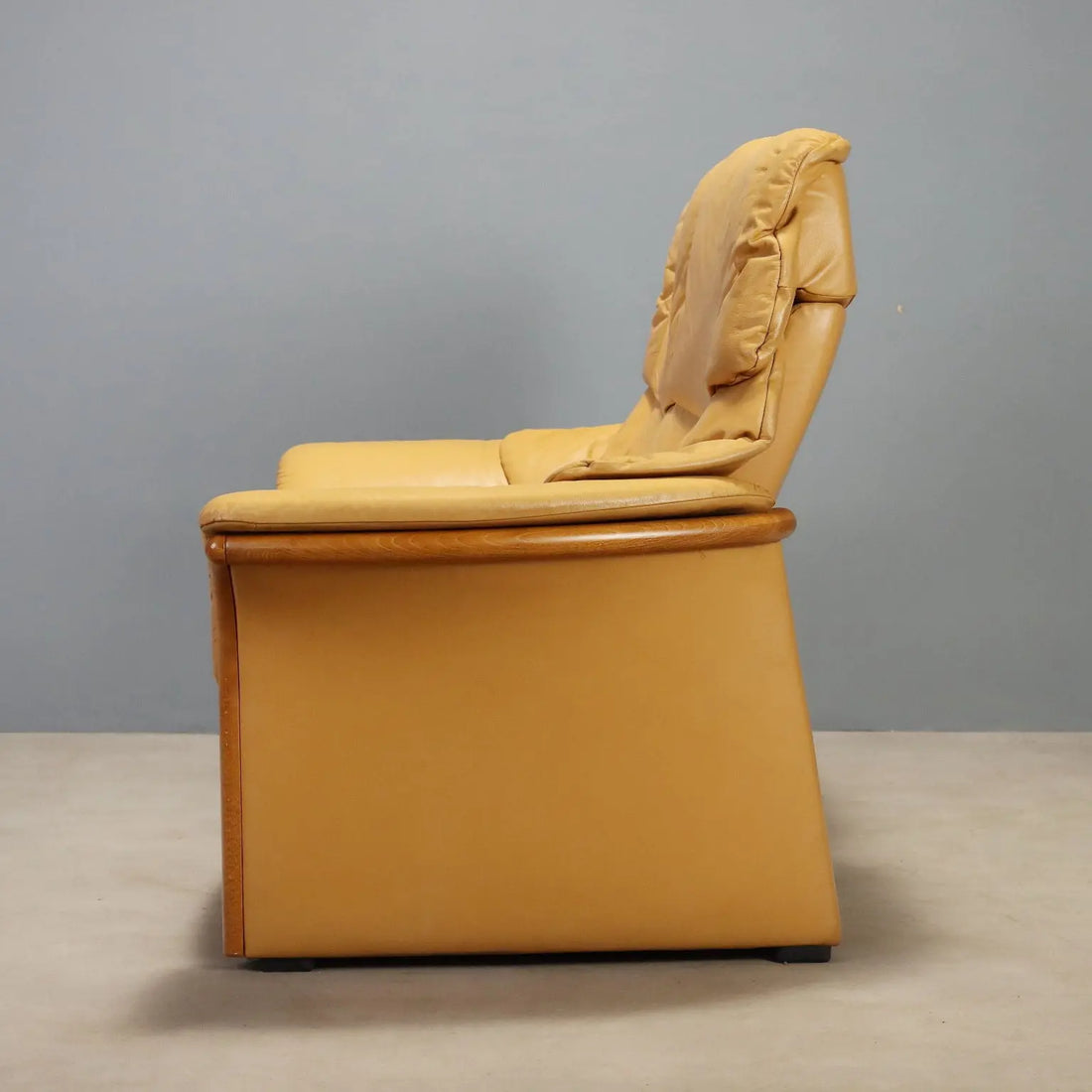Ekornes Two-Seater Leather Sofa
