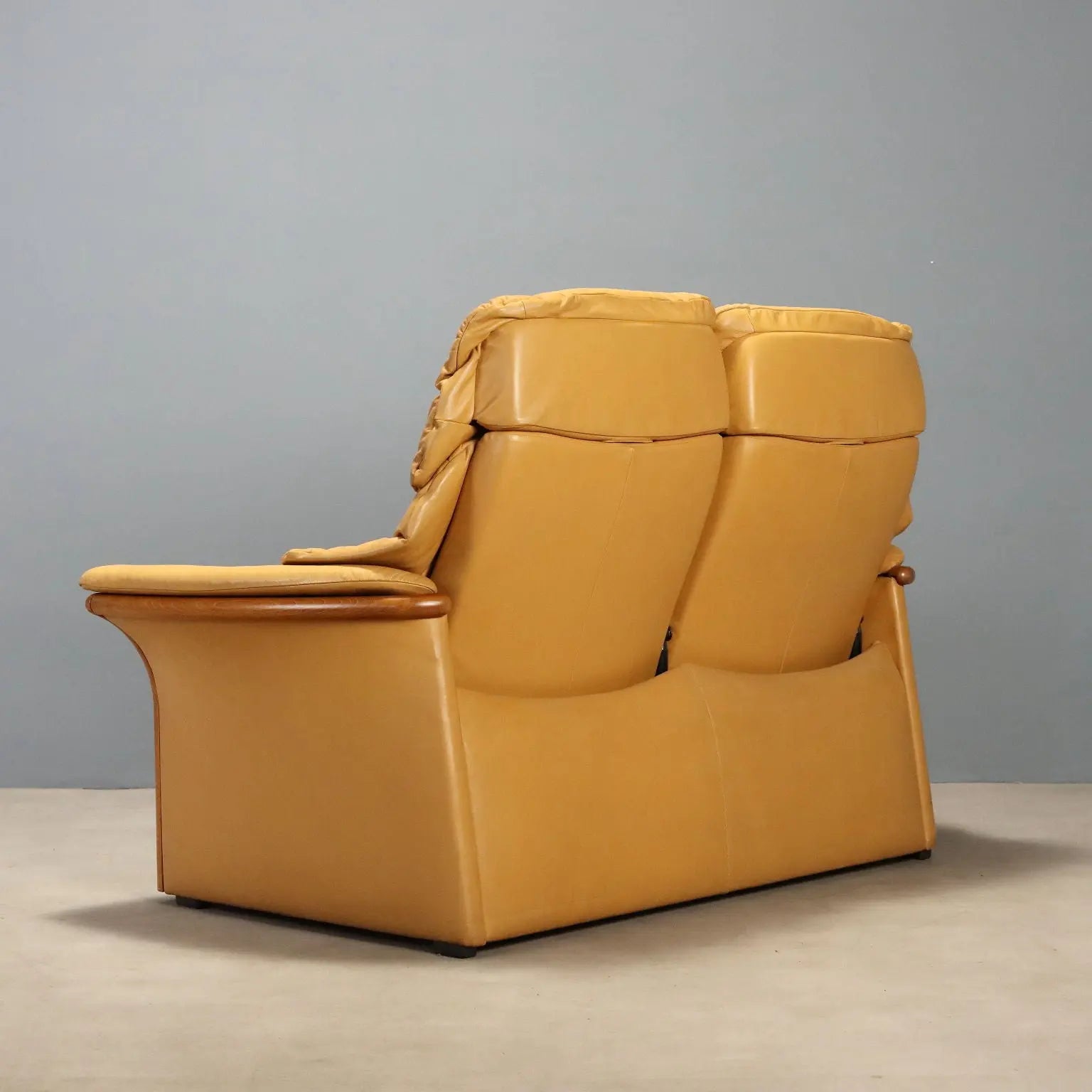 Ekornes Two-Seater Leather Sofa