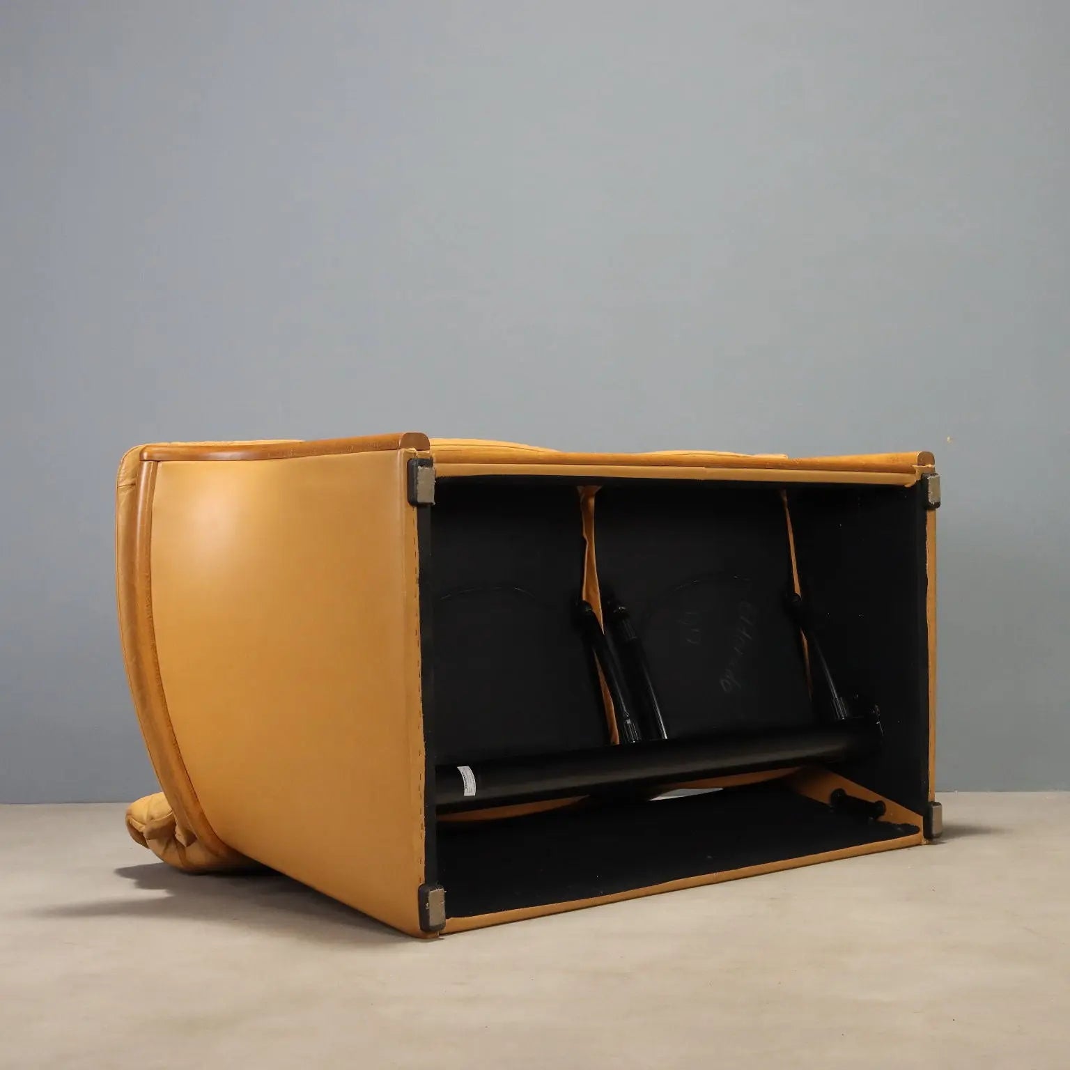 Ekornes Two-Seater Leather Sofa