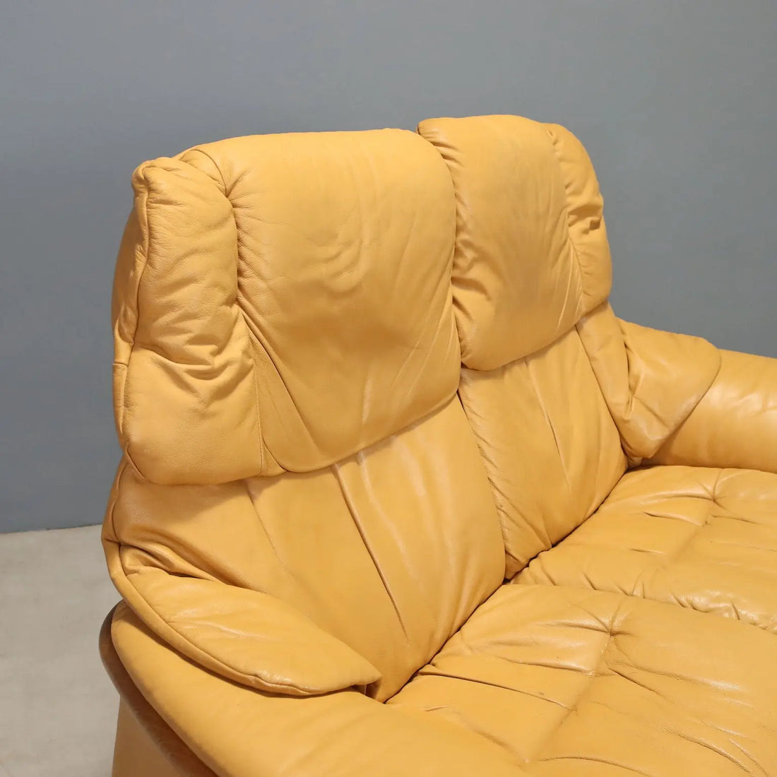 Ekornes Two-Seater Leather Sofa