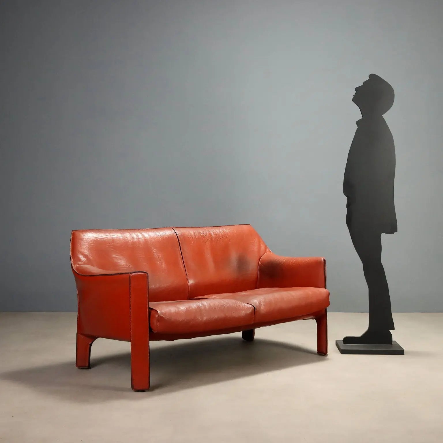 Cassina CAB 415 Sofa Vintage Design Mario Bellini Italy 1980s