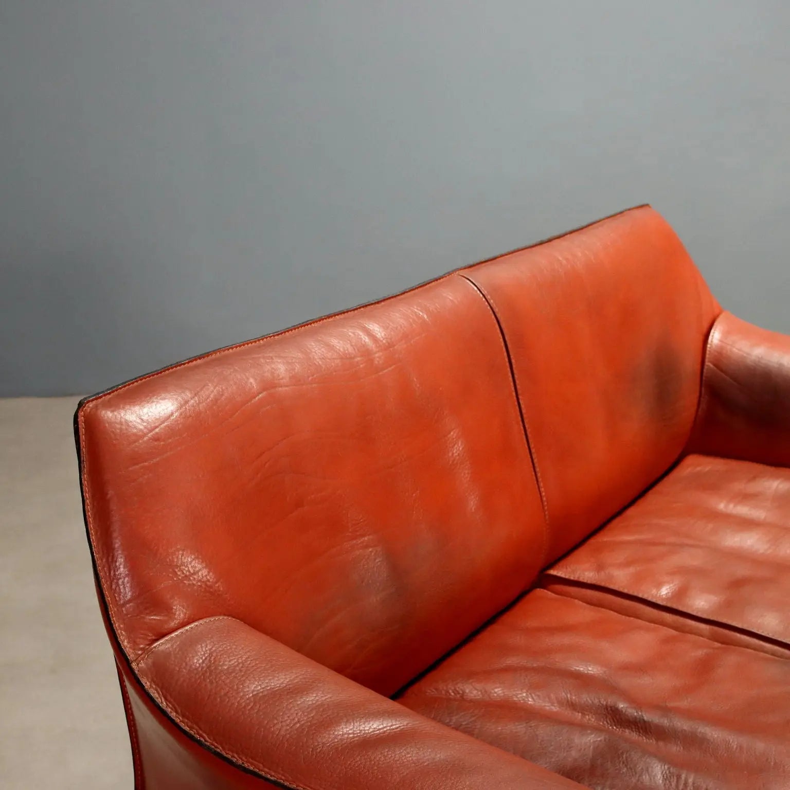 Cassina CAB 415 Sofa Vintage Design Mario Bellini Italy 1980s