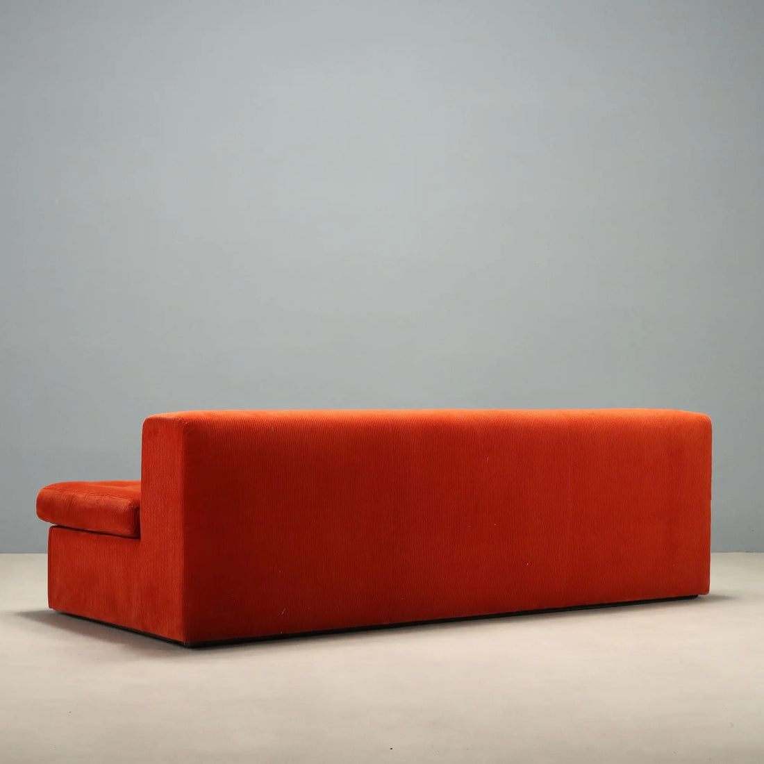 Vintage Zanotta Sofa Fabric 3 Seater Design Italy 1970s-1980s