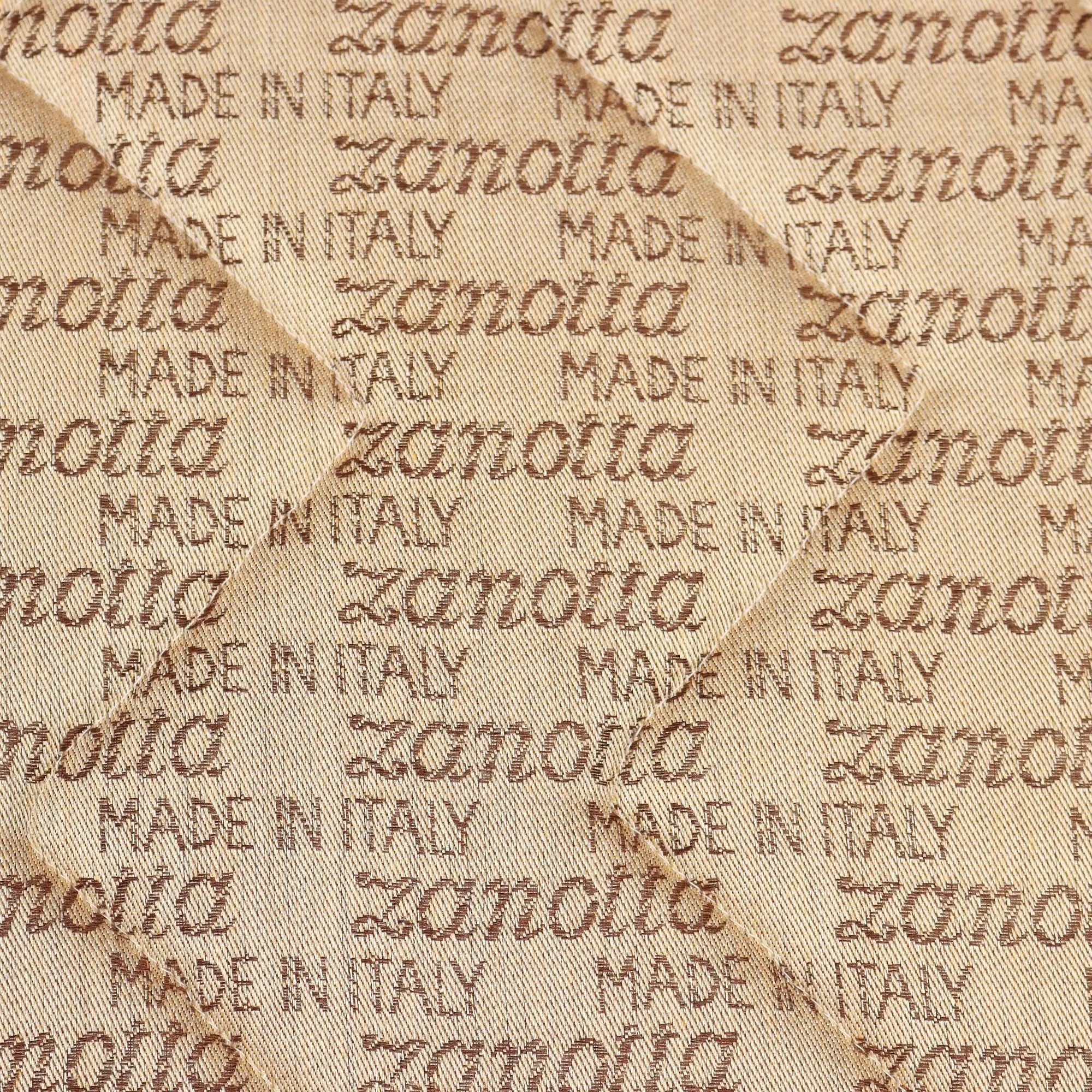 Vintage Zanotta Sofa Fabric 3 Seater Design Italy 1970s-1980s