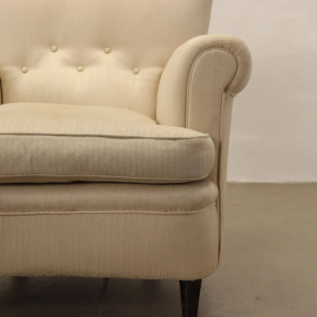 Armchair Fabric Italy 1950s | Modernism | Armchairs