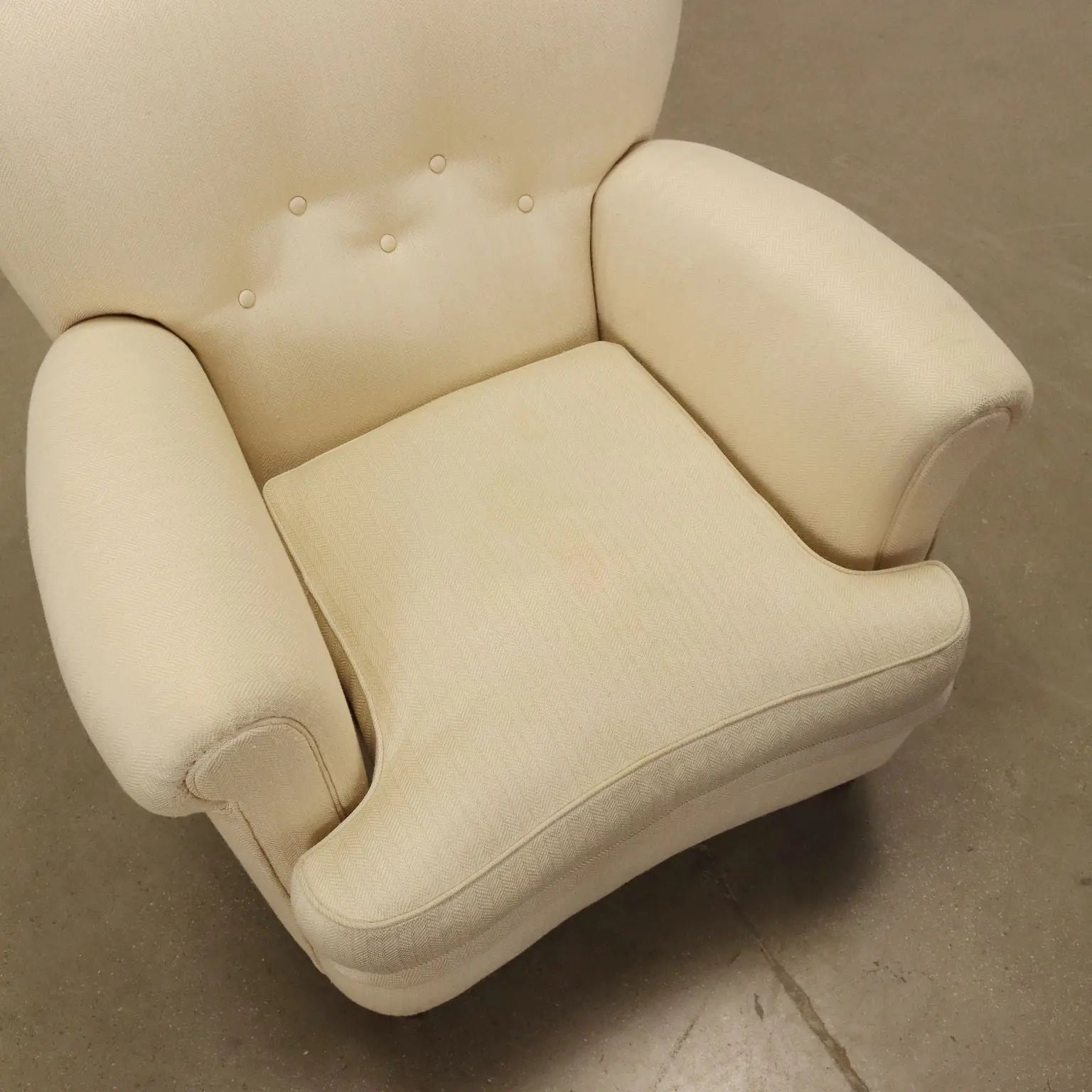 Armchair Fabric Italy 1950s | Modernism | Armchairs