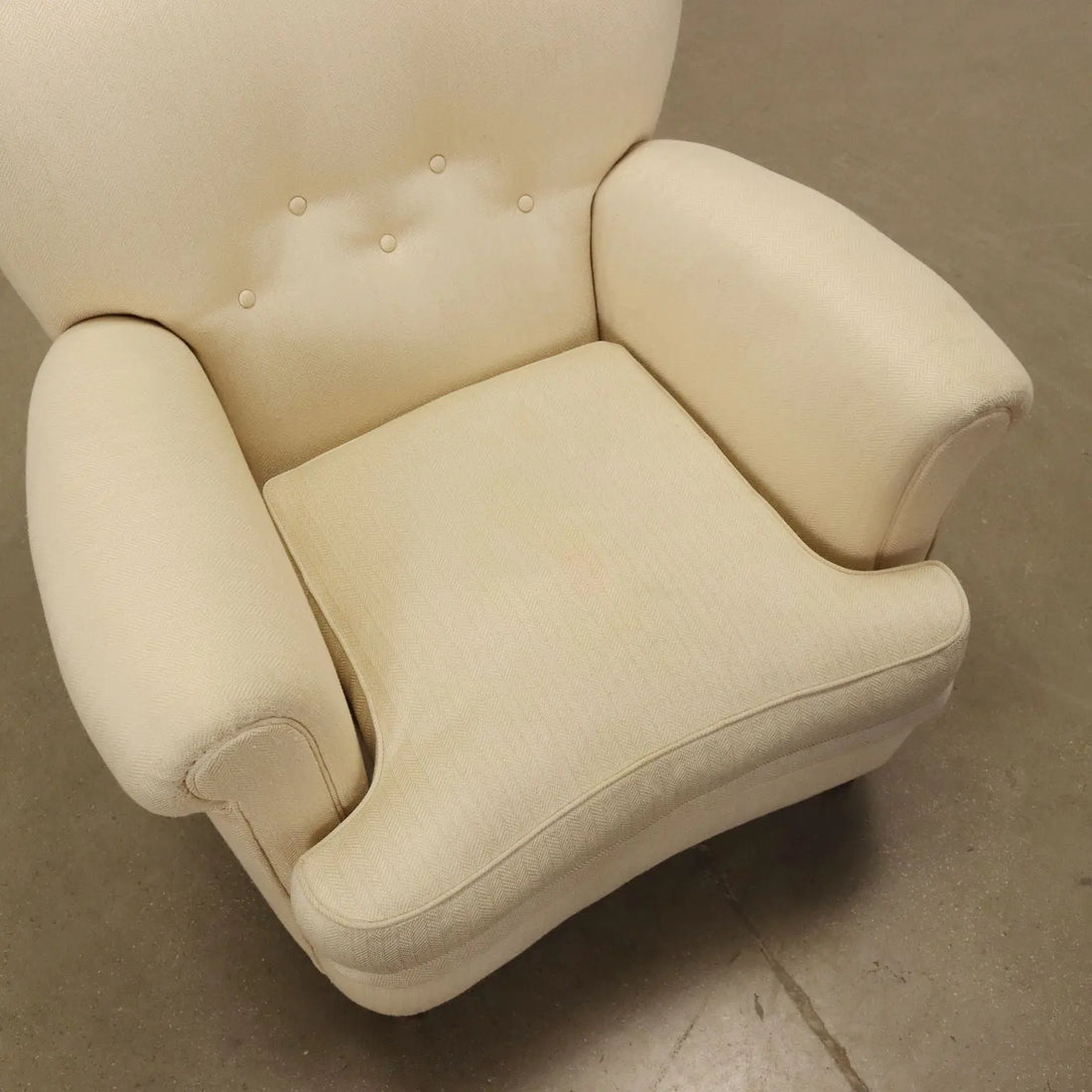 Armchair Fabric Italy 1950s | Modernism | Armchairs