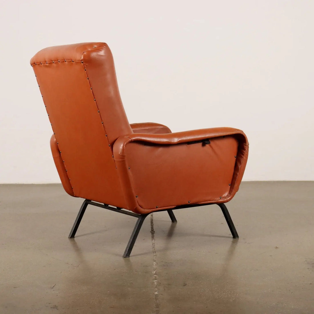 Vintage Armchair from the 1970s Foam Upholstery Leatherette Metal | Modernism | Armchairs