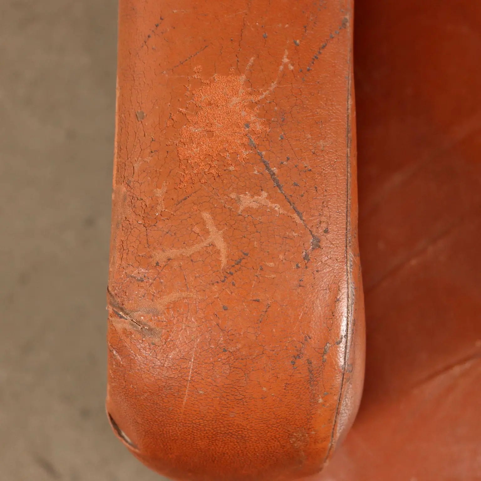 Vintage Armchair from the 1970s Foam Upholstery Leatherette Metal | Modernism | Armchairs