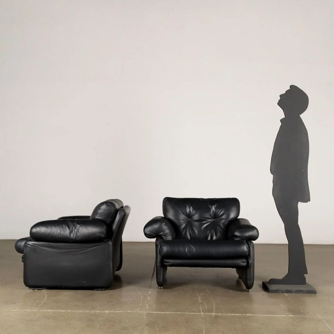 Pair of Vintage 1970s Coronado Armchairs Afra & Tobia Scarpa for C&B | Modernism | Armchairs