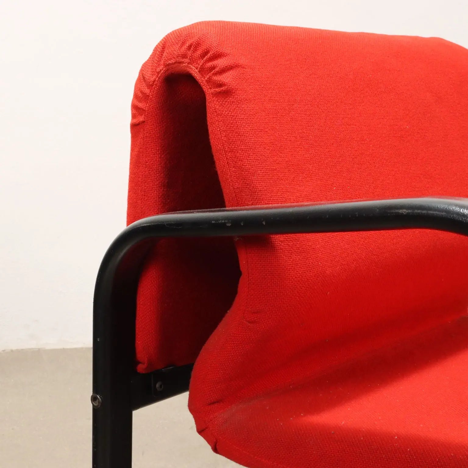 Vintage 1980s Armchair Fabric Foam Italy | Modernism | Armchairs
