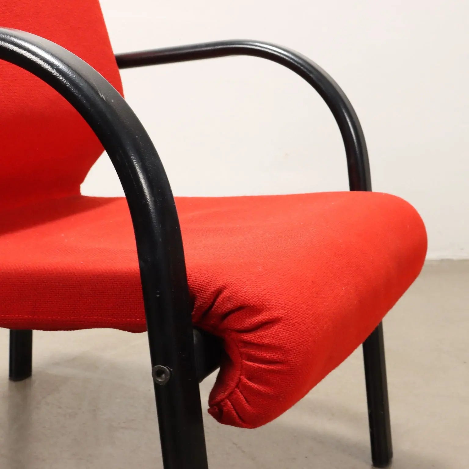 Vintage 1980s Armchair Fabric Foam Italy | Modernism | Armchairs