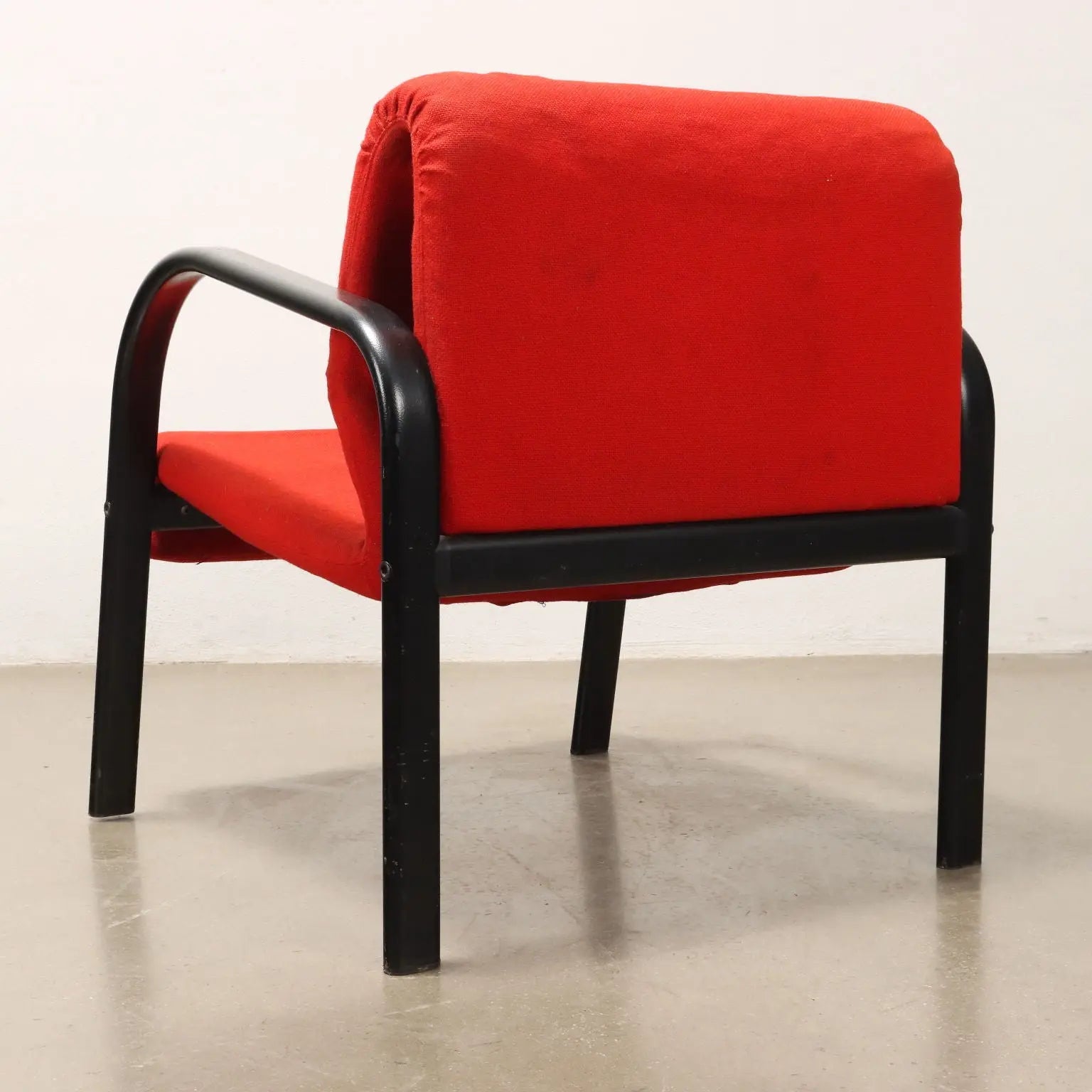 Vintage 1980s Armchair Fabric Foam Italy | Modernism | Armchairs