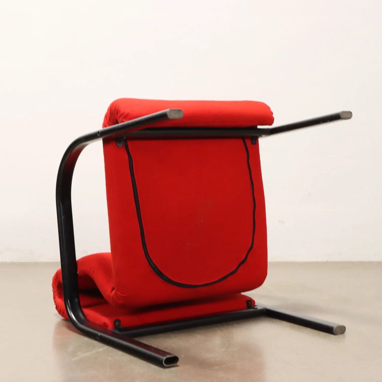 Vintage 1980s Armchair Fabric Foam Italy | Modernism | Armchairs