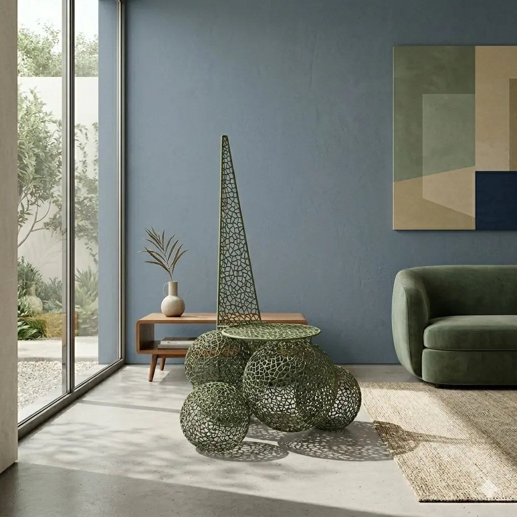 Piramide Armchair Meletto Series Iron Design Anacleto Spazzapan - Design Anacleto Spazzapan | Modernism  Armchairs