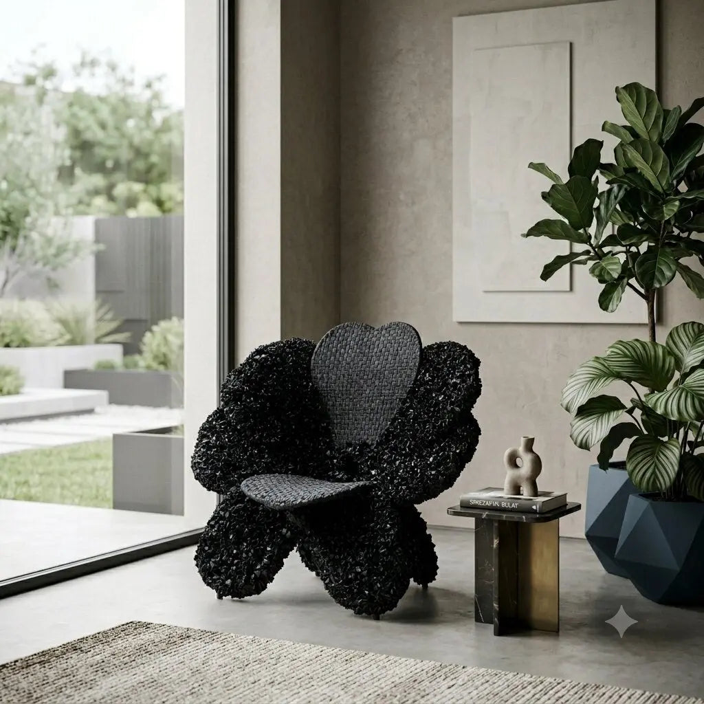 Fiore Bulat Armchair Tessuto Series Iron Design Anacleto Spazzapan 2000s