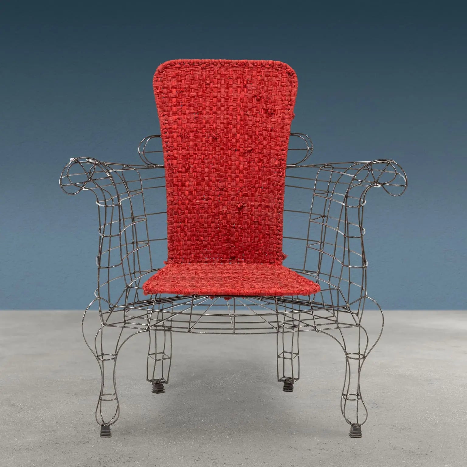 Maria Armchair Minimalisti Series Iron Design Anacleto Spazzapan