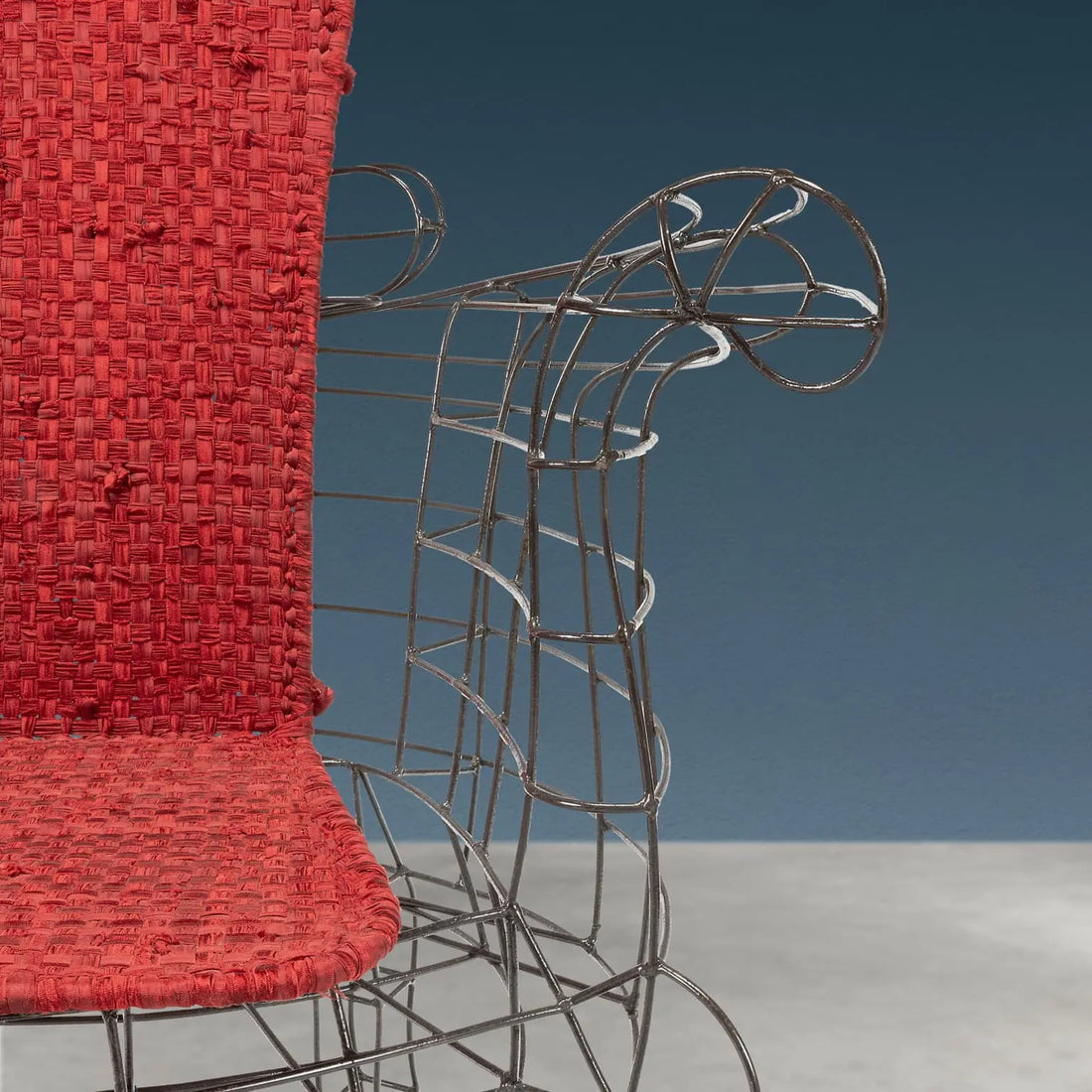 Maria Armchair Minimalisti Series Iron Design Anacleto Spazzapan